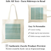 Secret Alphabet Pattern, Add A Message Teal