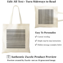 Secret Alphabet Pattern, Add A Quote Black