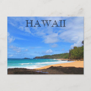 secret beach kauai postcard
