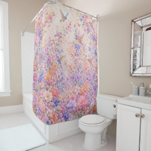 Secret Blossom Symphony Shower Curtain
