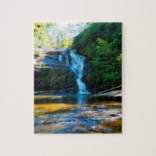 Secret Falls North Carolina Jigsaw Puzzle