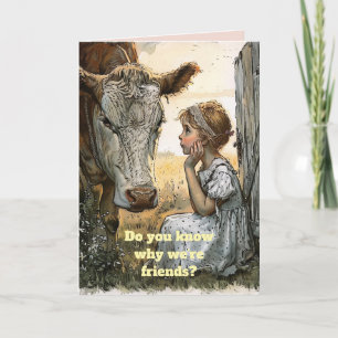 SECRET FRIEND FRIENDSHIP CARD