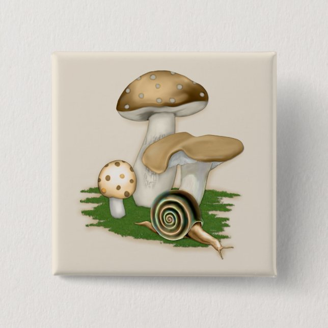 Secret Garden 15 Cm Square Badge (Front)