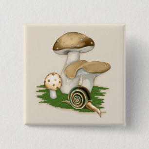 Secret Garden 15 Cm Square Badge