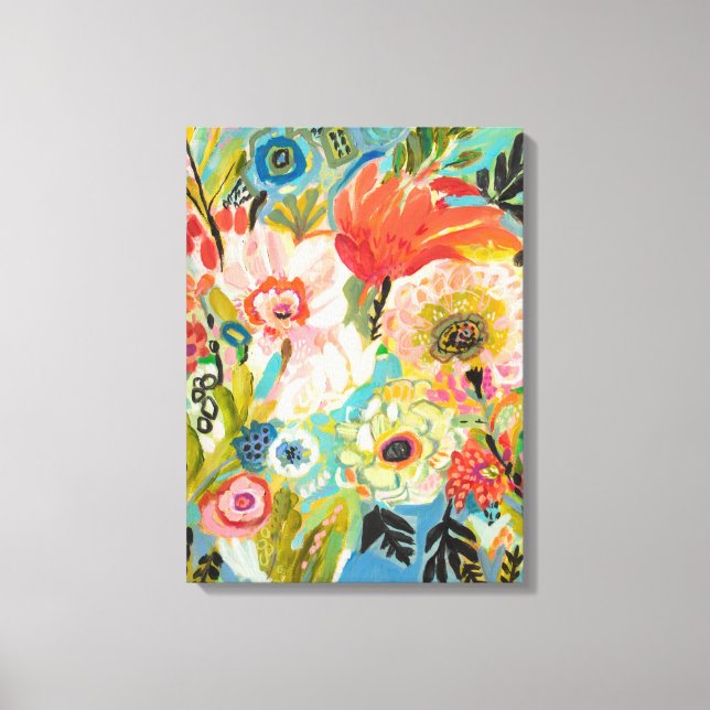 Secret Garden Floral III Canvas Print (Front)