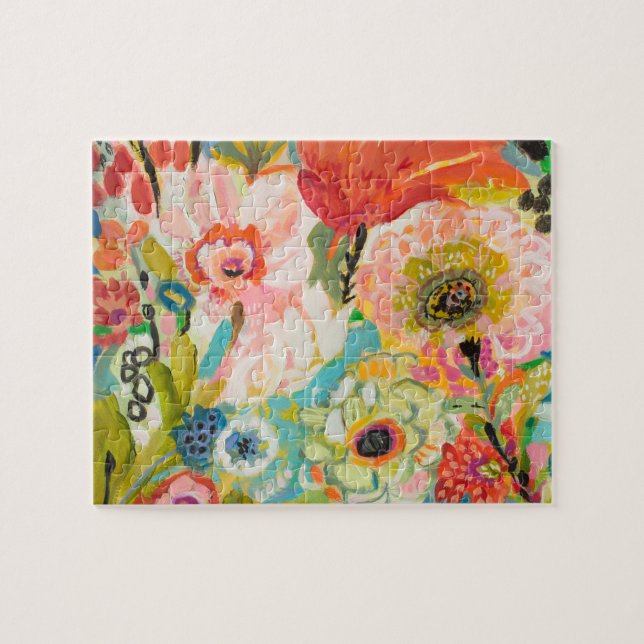 Secret Garden Floral III Jigsaw Puzzle (Horizontal)