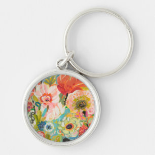 Secret Garden Floral III Key Ring