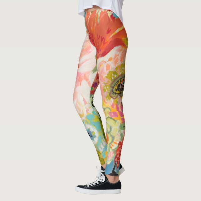 Secret Garden Floral III Leggings (Left)