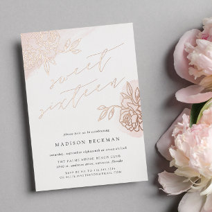 Secret Garden Floral Sweet Sixteen