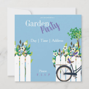 Secret Garden   Garden Party Invitations