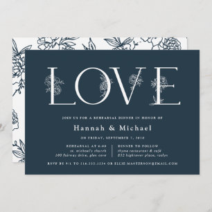 Secret Garden Rehearsal Dinner Invitation