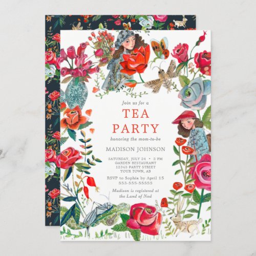 Secret garden theme baby shower