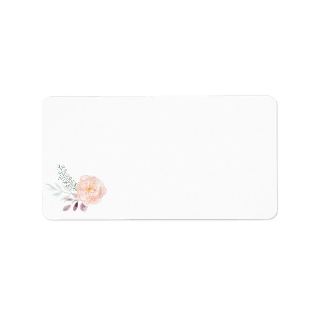 SECRET GARDEN WEDDING ADDRESS LABELS (Front)