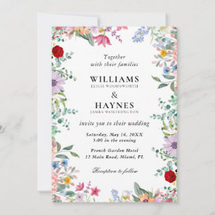 Secret Garden Wedding Invitation