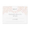 Secret Garden Wedding RSVP - Blush