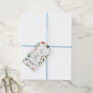 Secret Garden WildFlowers Frame Thank You card Gift Tags
