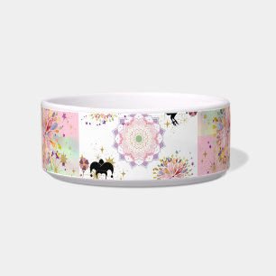 Secret Garden With Harlequin... Pet Bowl