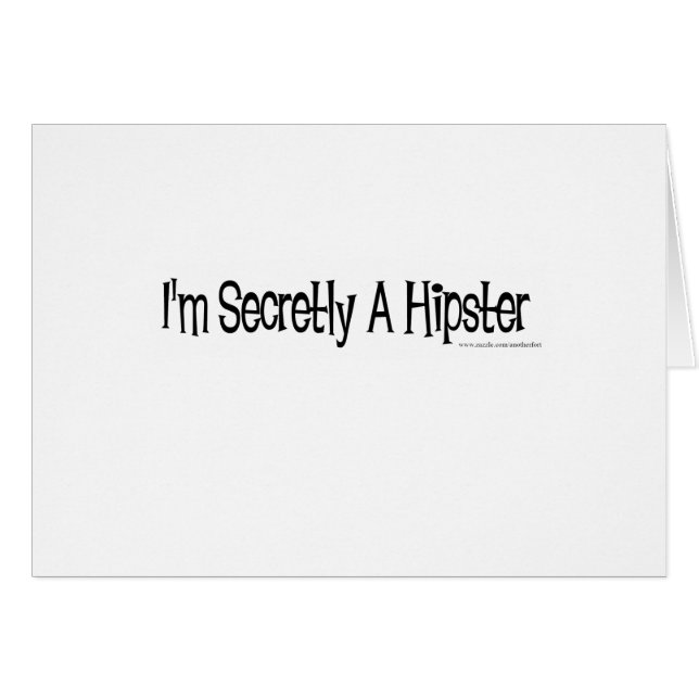 Secret Hipster (Front Horizontal)
