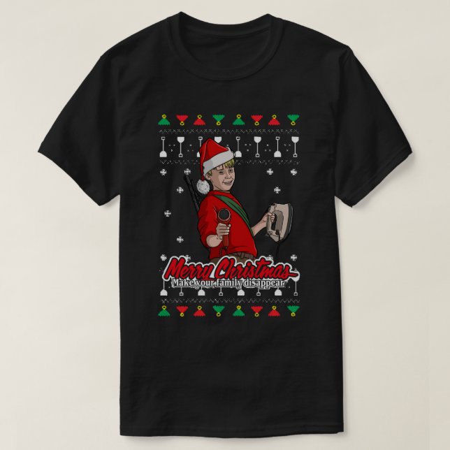 Secret Home Alone Gifts Movie Fan T-Shirt (Design Front)