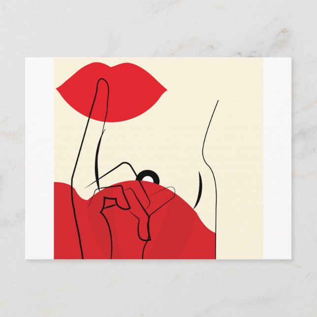 secret invitation postcard (Front)