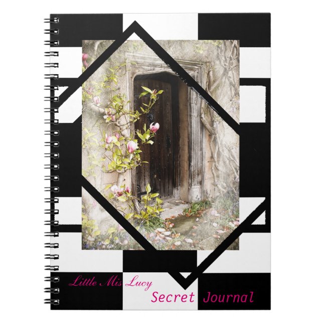 Secret Journal, Fairy Door to Magical Land Notebook (Front)