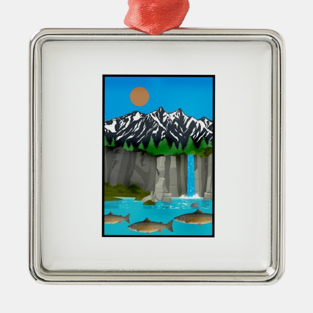 SECRET LITTLE SPOTS METAL TREE DECORATION (Front)