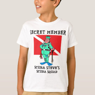Secret Member SCUBA Steve Kids T-Shirt