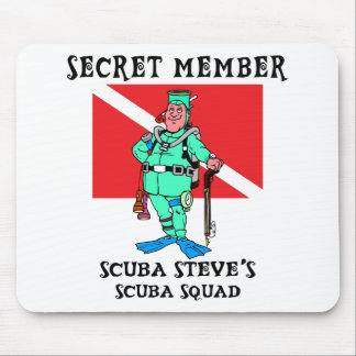 Secret Member SCUBA Steve Mouse Mat