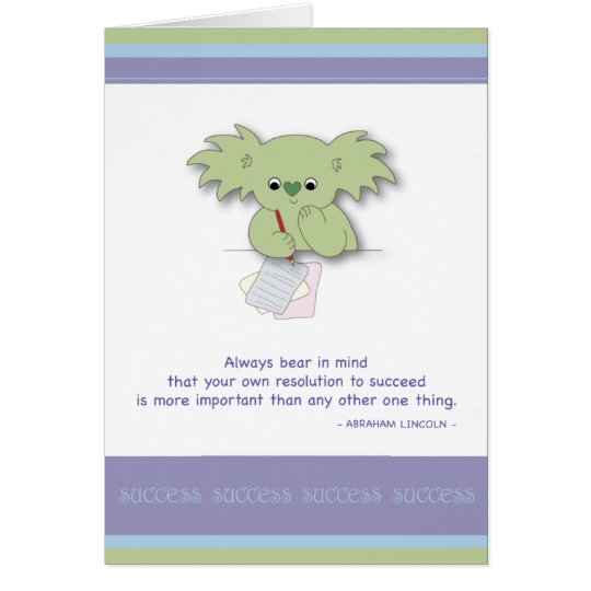 Secret of Success Card