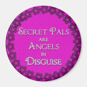 Secret Pal Magnet - Round