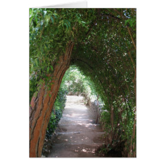 Secret Path in Gaudi's Garden - Photo Card