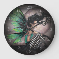 Secret Place Gothic Fairy Fantasy Art Clock