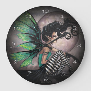 Secret Place Gothic Fairy Fantasy Art Clock