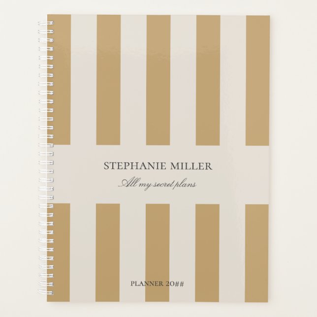 Secret plans planner (Front)