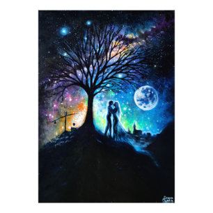 Secret rendevous after midnight photo print