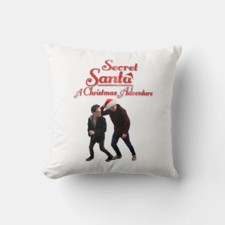 Secret Santa A Christmas Adventure Throw Pillow