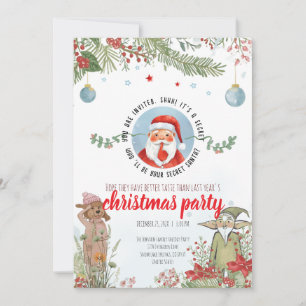 Secret Santa Christmas Party Invitation