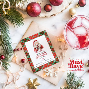 Secret Santa Gift Exchange Christmas Party Holiday Card