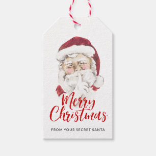 Secret Santa Gift Exchange Christmas Tags