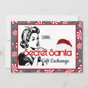 Secret Santa Gift Exchange  Invitation