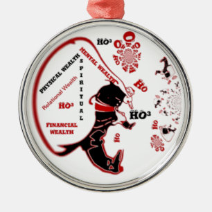 Secret Santa Gift – Prosperity & Wealth Metal Tree Decoration