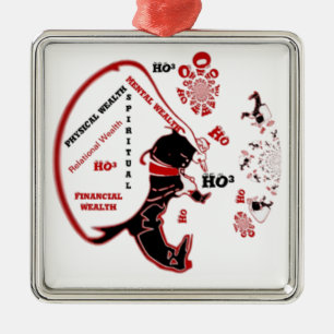 Secret Santa Gift – Prosperity & Wealth Metal Tree Decoration