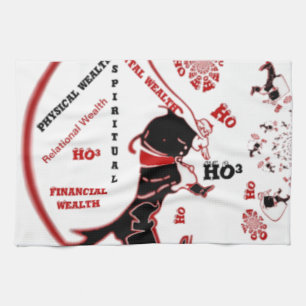 Secret Santa Gift – Prosperity & Wealth Tea Towel