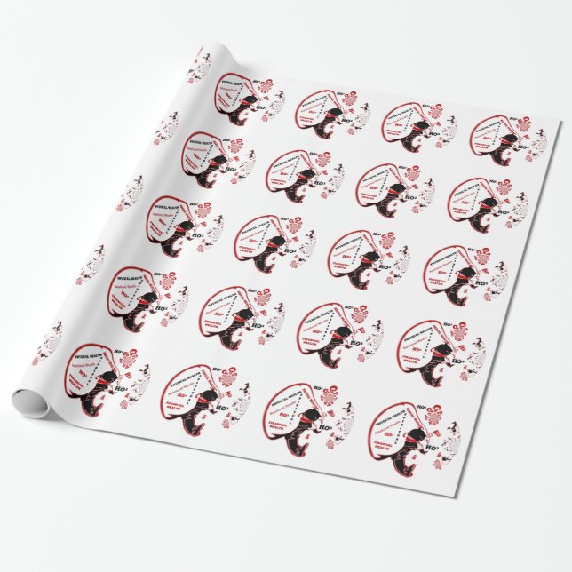 Secret Santa Gift – Prosperity & Wealth Wrapping Paper (Unrolled)