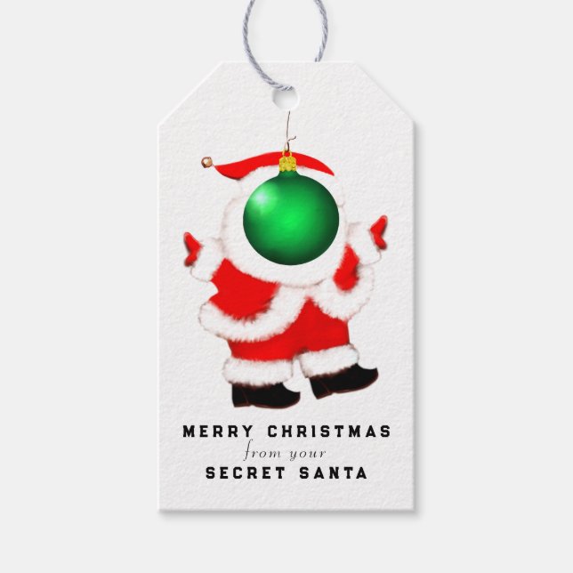 Secret Santa Gift Tags (Front)