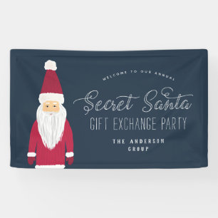 Secret Santa Holiday Party Welcome Sign
