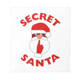 Secret Santa Notepad