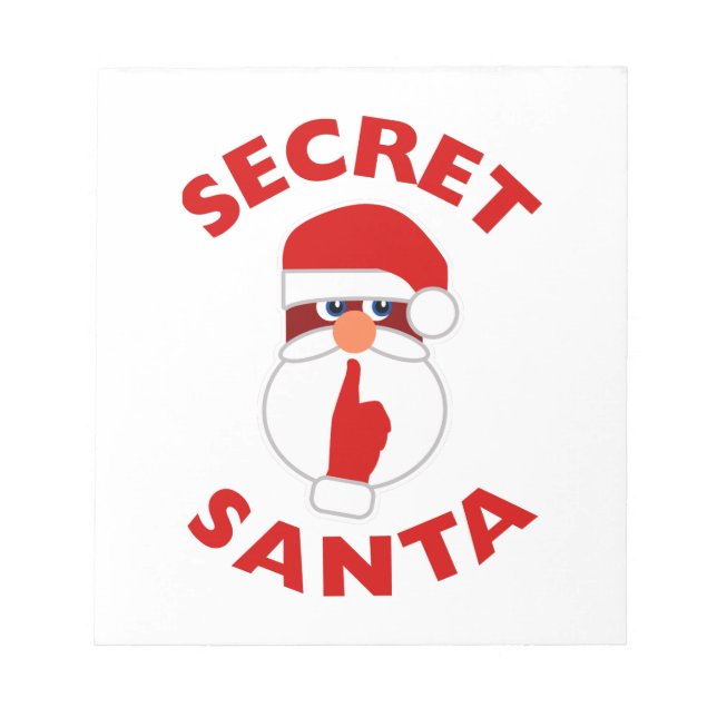 Secret Santa Notepad (Front)