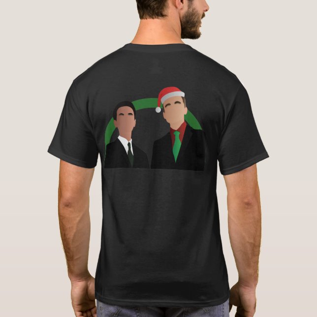 Secret Santa Vector Shirt (Back)