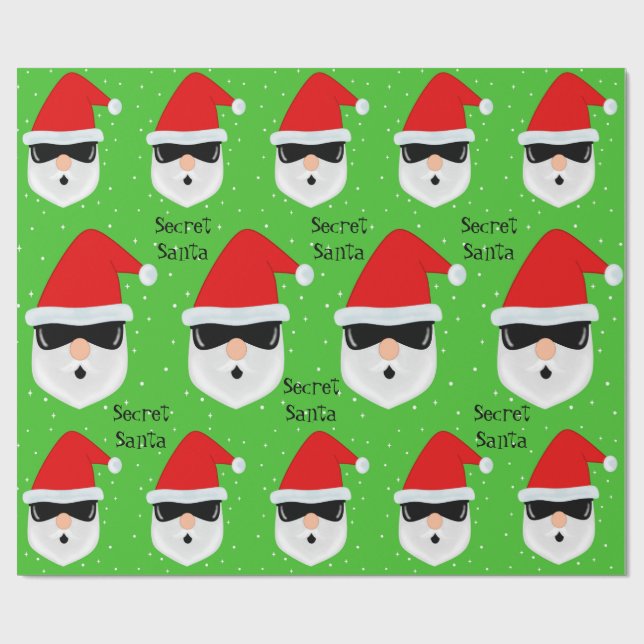 Secret Santa Wrapping Paper (Flat)